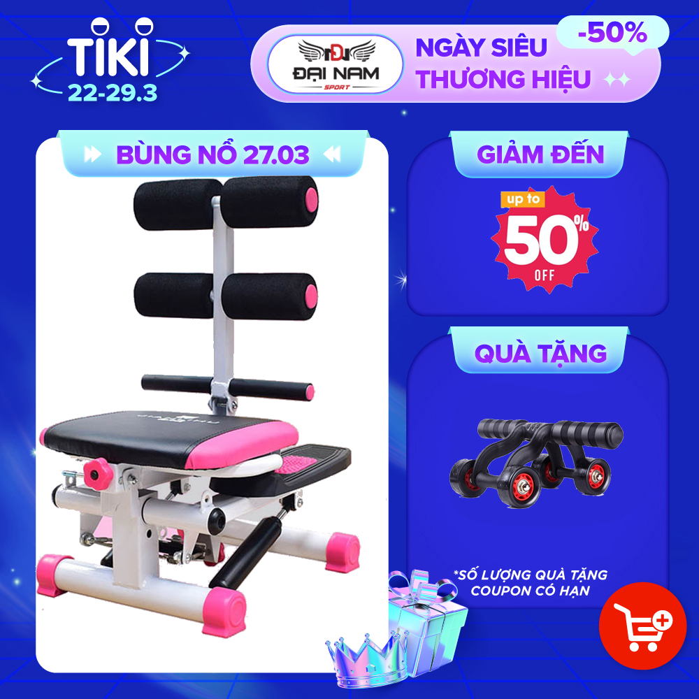 Máy Tập Bụng Đa Năng Tích Hợp Máy Đi Bộ Đếm Bước Trên Không Đại Nam Sport