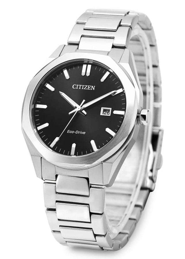 Đồng Hồ Nam Citizen Eco-Drive Dây Thép Không Gỉ BM7600-81E - Mặt Đen (41mm)