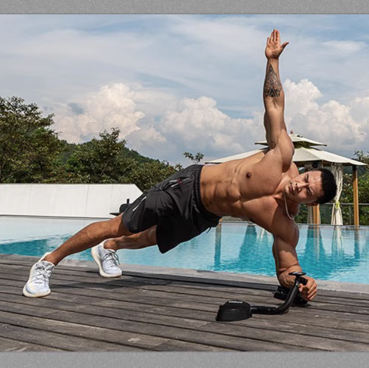 Dụng cụ tập plank cơ bụng Máy tập cơ bụng giảm mỡ bụng gym tại nhà - Hãng miDoctor