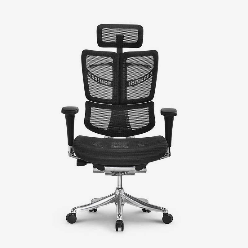 Ghế Văn Phòng Công thái học Ergonomic Vchair Evolution Ergohome, ghế làm việc thiết kế 3 lưng khung siêu chắc, chịu tải 150kg phù hợp cho người vóc dáng to cao, ngả sâu 130 độ, lưới chịu lực tốt - ERGOHOME