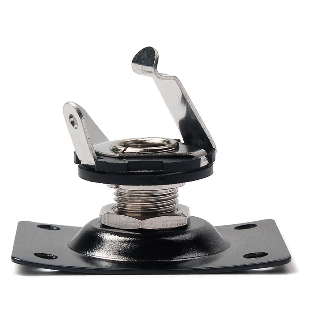 Electric Guitar Output Jack Plate Socket 6.35mm 1/4'' for Style Guitar