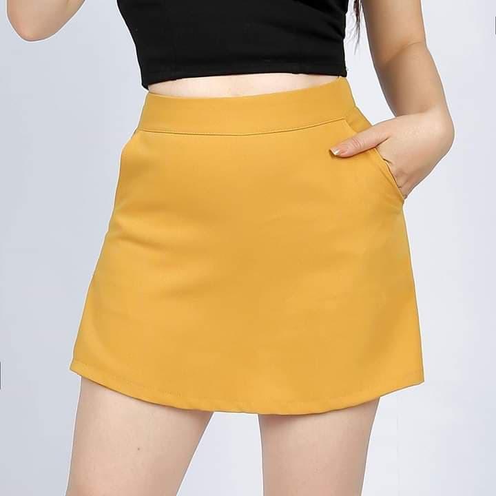 Quần sooc giả váy chất đẹp giá rẻ, chân váy chữ A cực xinh.