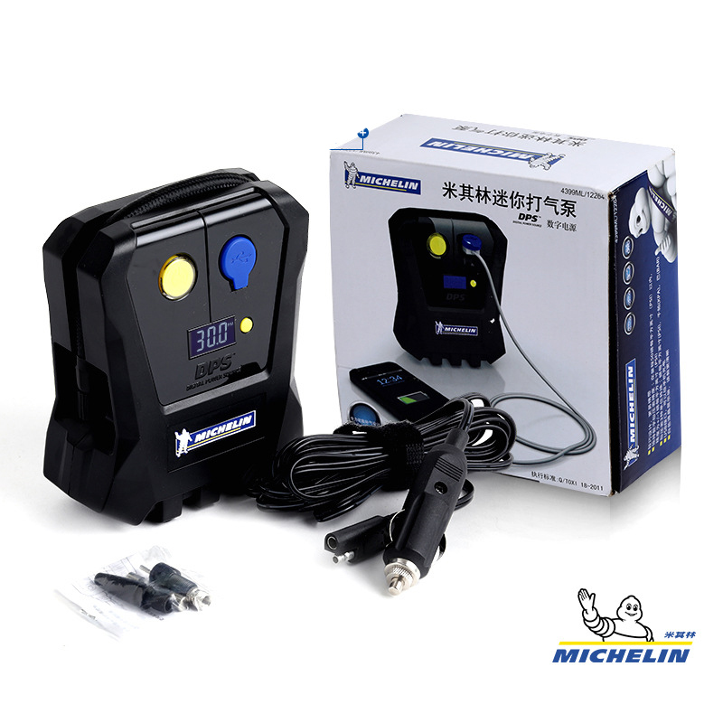 Bơm MICHELIN 4398ml 12266 bơm ô tô, xe hơi mini tự ngắt