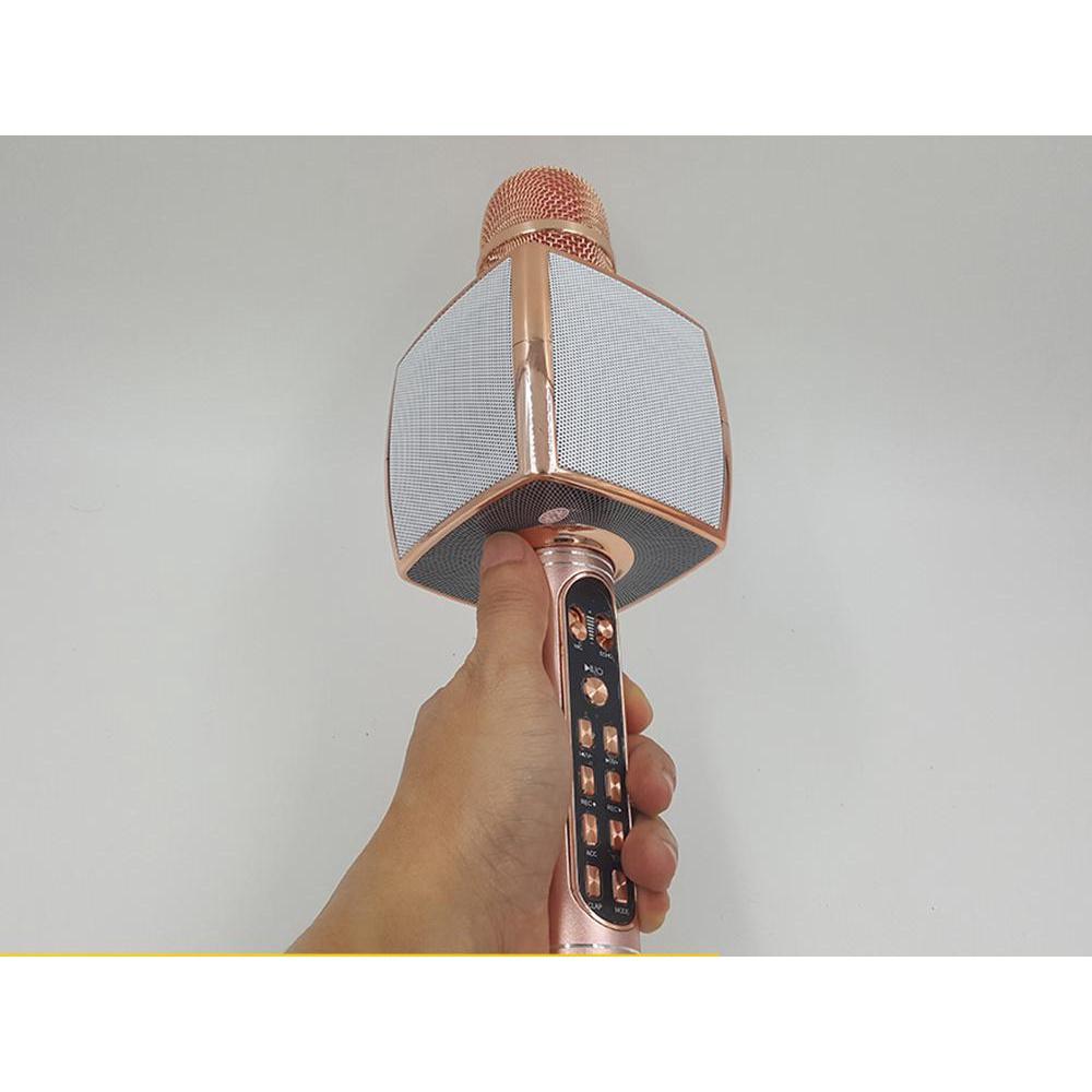 Micro karaoke 3 in 1 bluetooth G01 YS 91 kèm loa, thu âm, lọc tiếng ồn mua ngay nhận Voucher 50.000