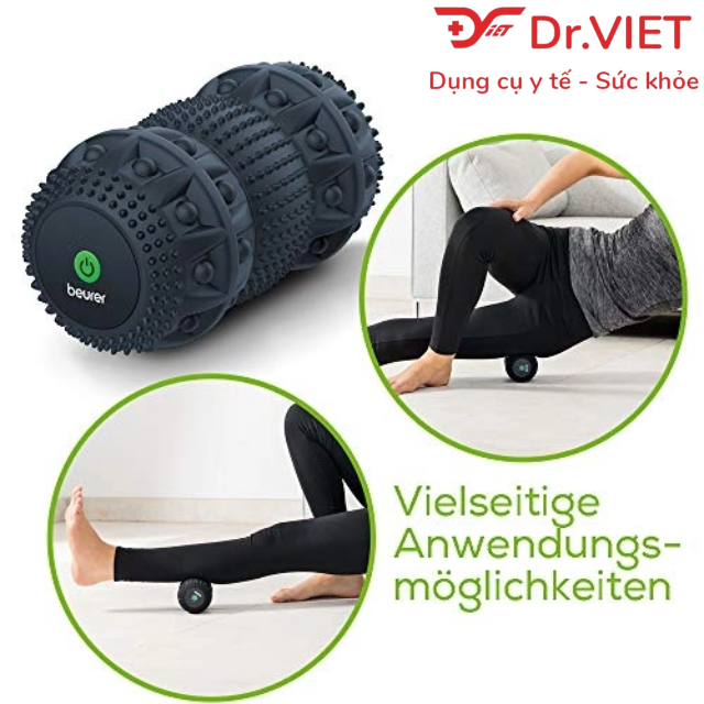 Con lăn massage thư giãn cơ Beurer MG35 Chính hãng- giảm đau nhức do tập thể thao hoặc do lâu ngày vận động và giúp cơ bắp linh hoạt