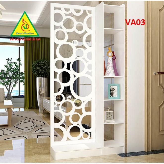 Vách ngăn liền kệ 1 vách 1 kệ VA05 - Nội thất lắp ráp Viendong Adv