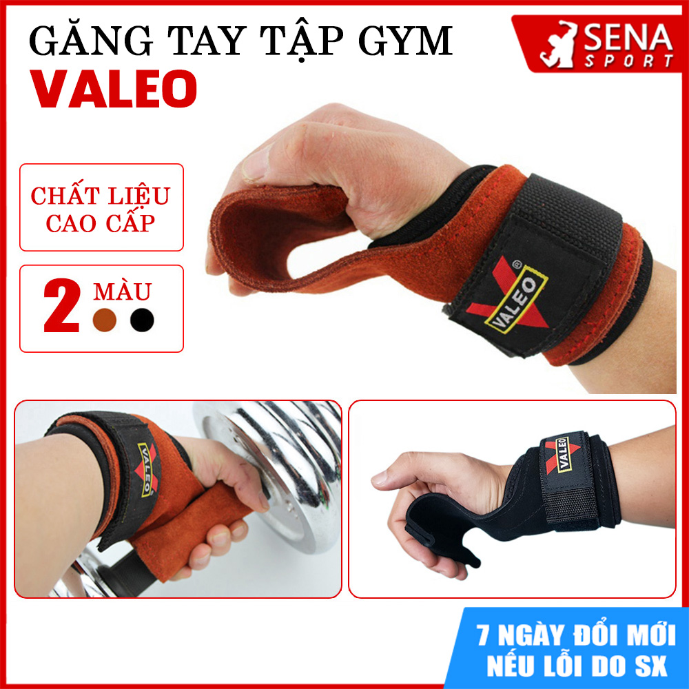 Găng Tay Tập Gym - Dây Kéo Lưng - Lifting Straps Valeo -