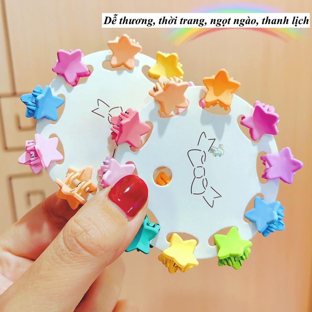 Set 10 Kẹp Tóc Mini Phong Cách Hàn Quốc Thời Trang Xinh Xắn Cho Bé Gái Phụ Kiện Tóc Bé Gái