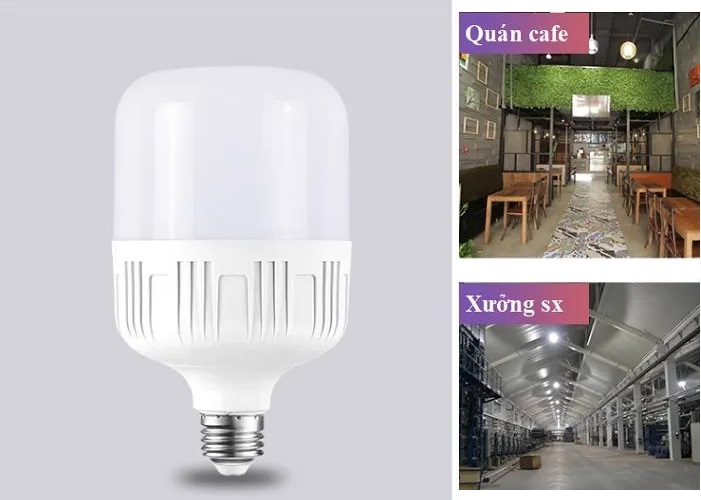 Bộ 5 bóng đèn led trụ 55w kín nước siêu sáng siêu bền tiết kiệm điện hàng chính hãng.