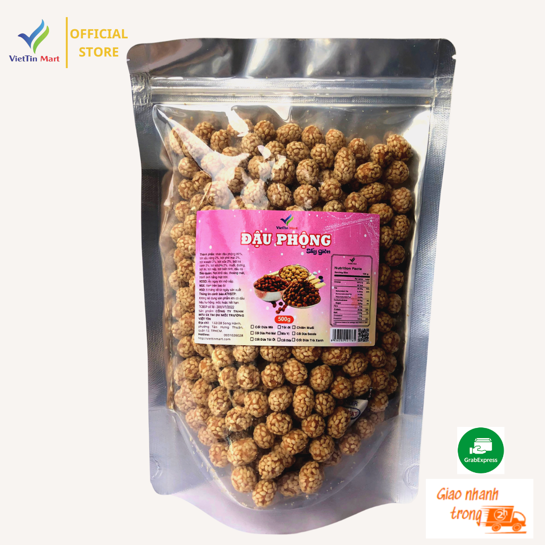 Đậu Phộng Mè Cốt Dừa Viettin Mart 500G