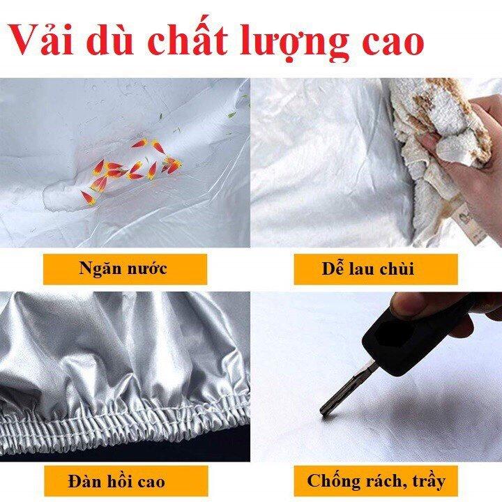 Bạt Phủ Xe Hơi HUYNDAI I10 SEDAN Vải Dù Cao Cấp- Áo Trùm Xe Hơi 5 - 7 chỗ