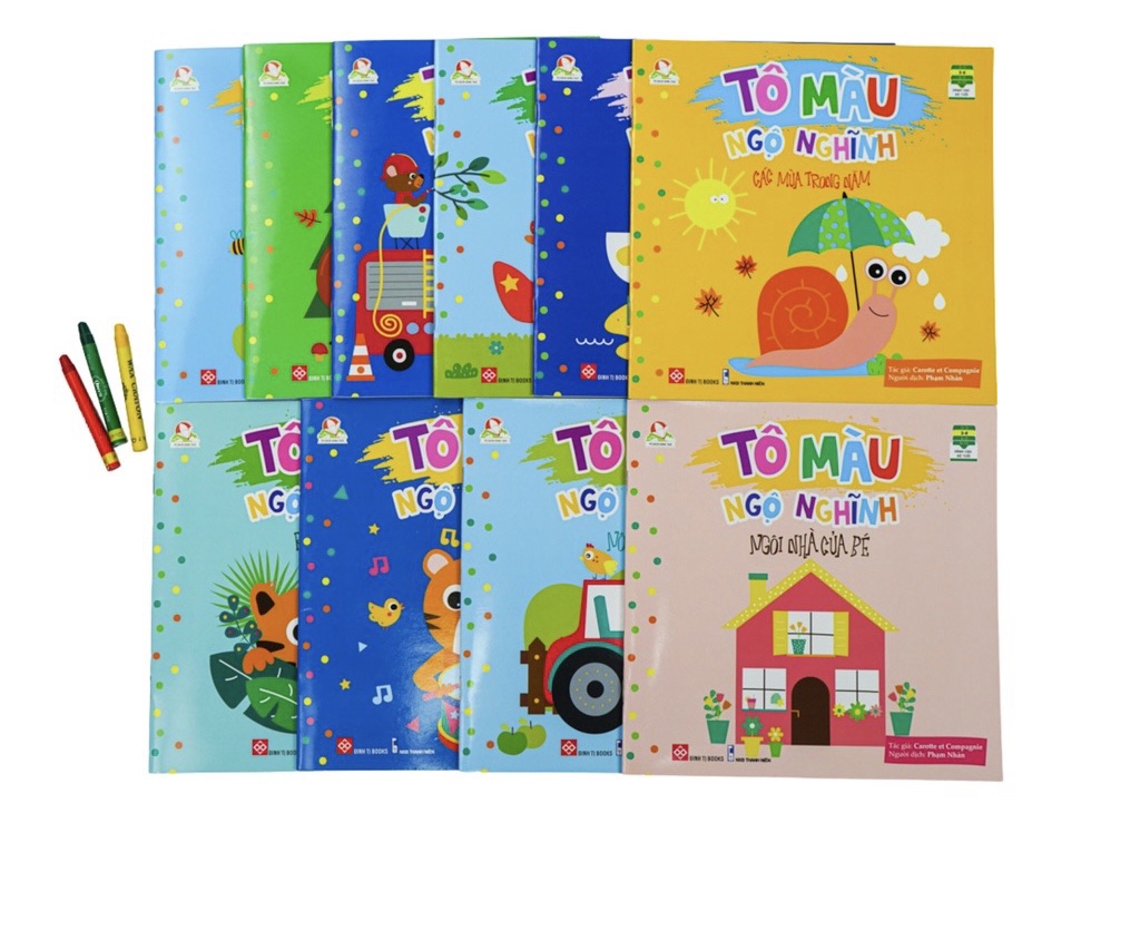 Sách Tô Màu Ngộ Nghĩnh – Đinh Tị Books
