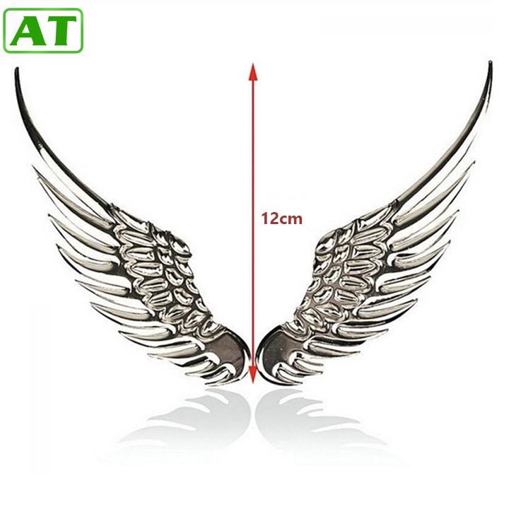Bộ 2 Cánh Chim Ưng 3D Dán Logo Ô Tô Xe Hơi