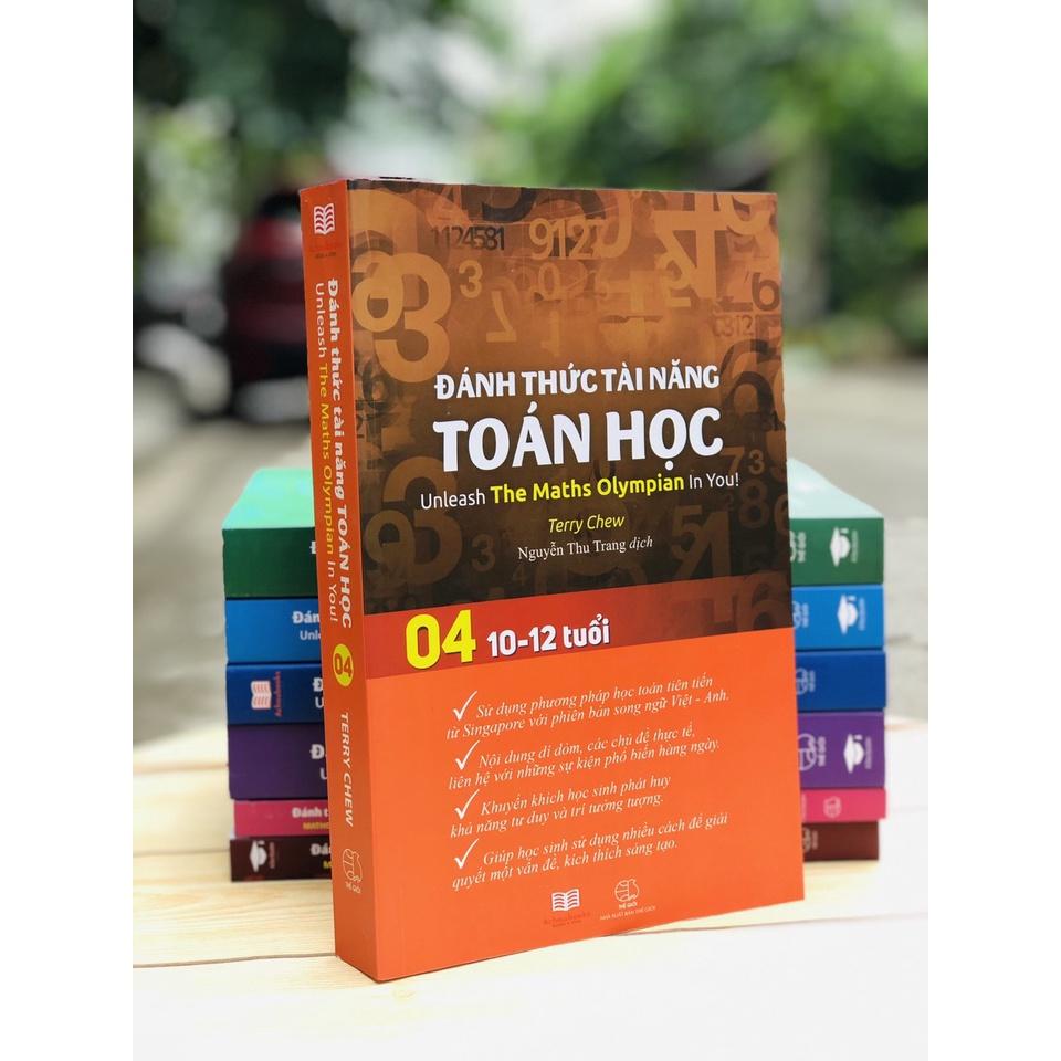 Sách Đánh Thức Tài Năng Toán Học 1,2,3,4,5, Combo 5 cuốn ( 6 - 13 tuổi )