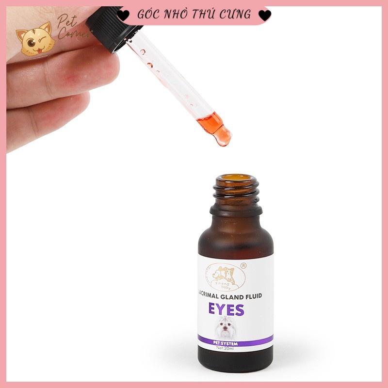 Siro uống chống chảy nước mắt, giảm ố mắt cho chó mèo Friend Baby Lacrimal Gland Fluid Eyes 20ml