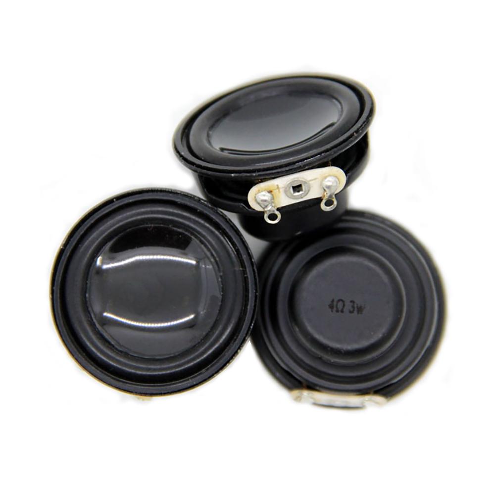 2 CHIẾC 4Ohm 3W Loa Trầm 31mm Mini Toàn Dải Loa Sừng Vuông Phụ Kiện Loa Siêu Trầm DIY Màu sắc: Đen