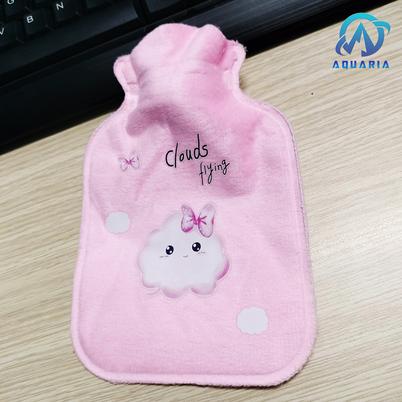 Túi Chườm Nóng Lạnh Bọc Nhung Giữ Nhiệt Đa Năng Chườm Bụng Hiệu Quả 350ml