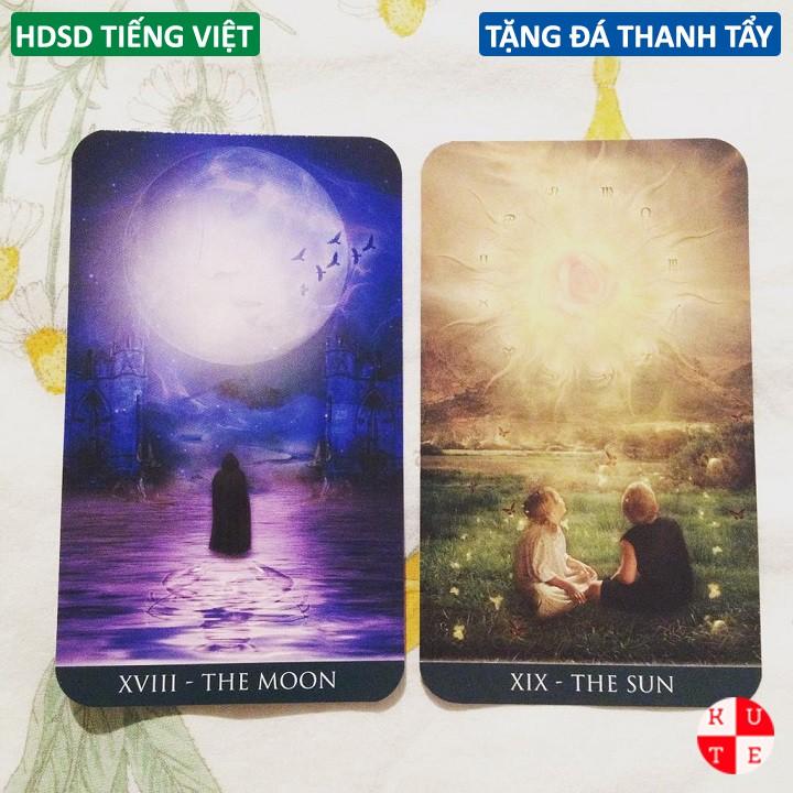 Bộ Bài Tarot Thelema 78 Lá Bài Tặng Hướng Dẫn Tiếng Việt Và Đá Thanh Tẩy