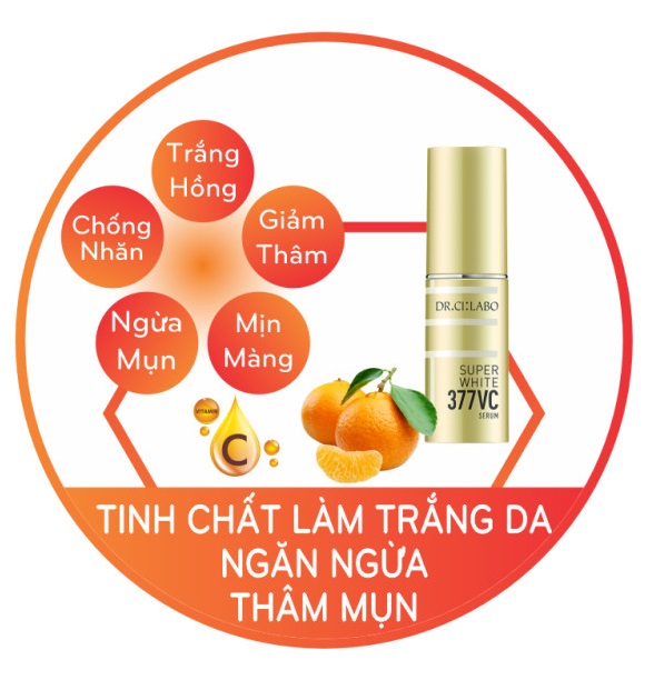 Tinh Chất Kem Dưỡng Trắng Da Ngừa Mụn Dr.Ci:Labo Supper White 377 (18g)