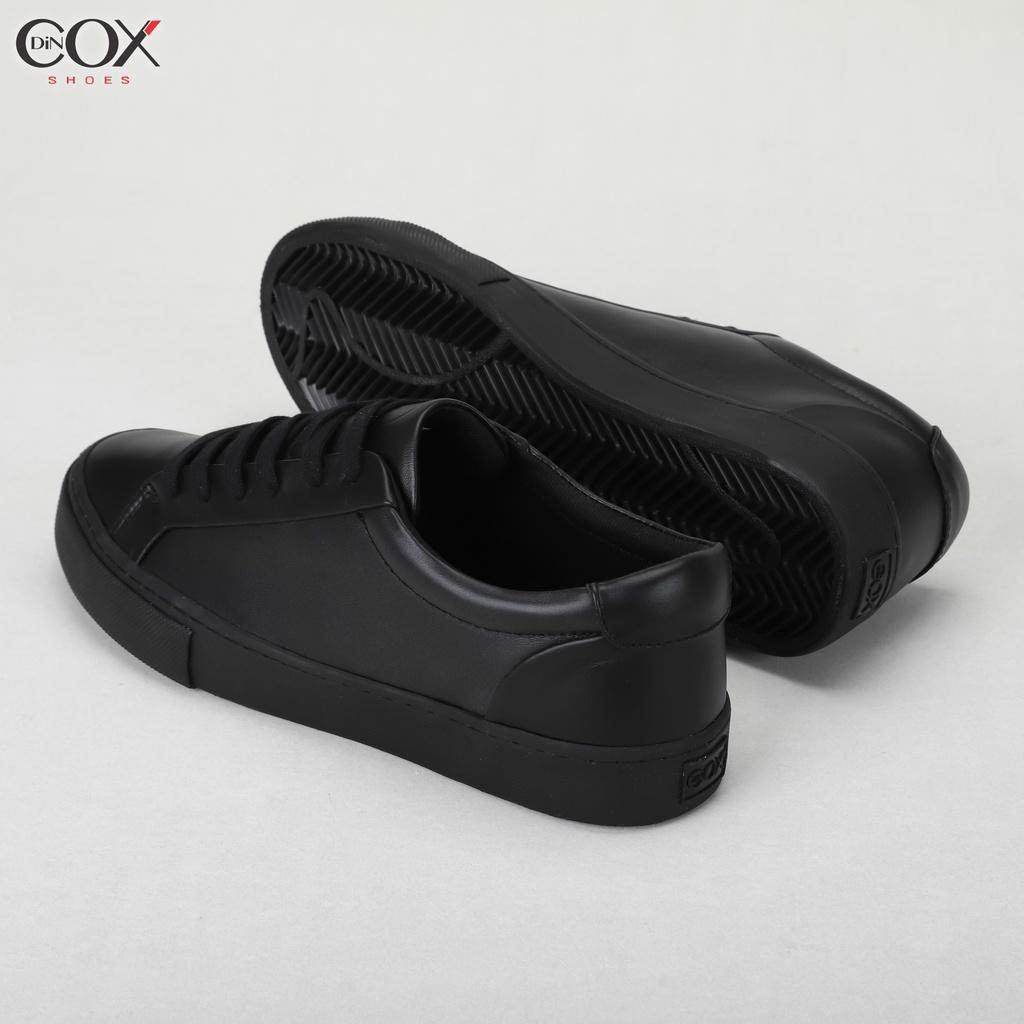 Giày Sneaker Da Unisex DINCOX D20 Năng Động Cá Tính Black