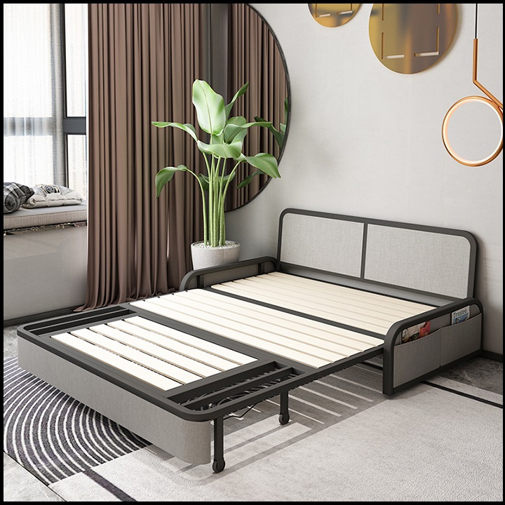 Giường ngủ sofa gấp gọn thành ghế sofa. Sofa giường đa năng có ngăn chứa đồ. Giường sofa thông minh. Tặng kèm 2 gối