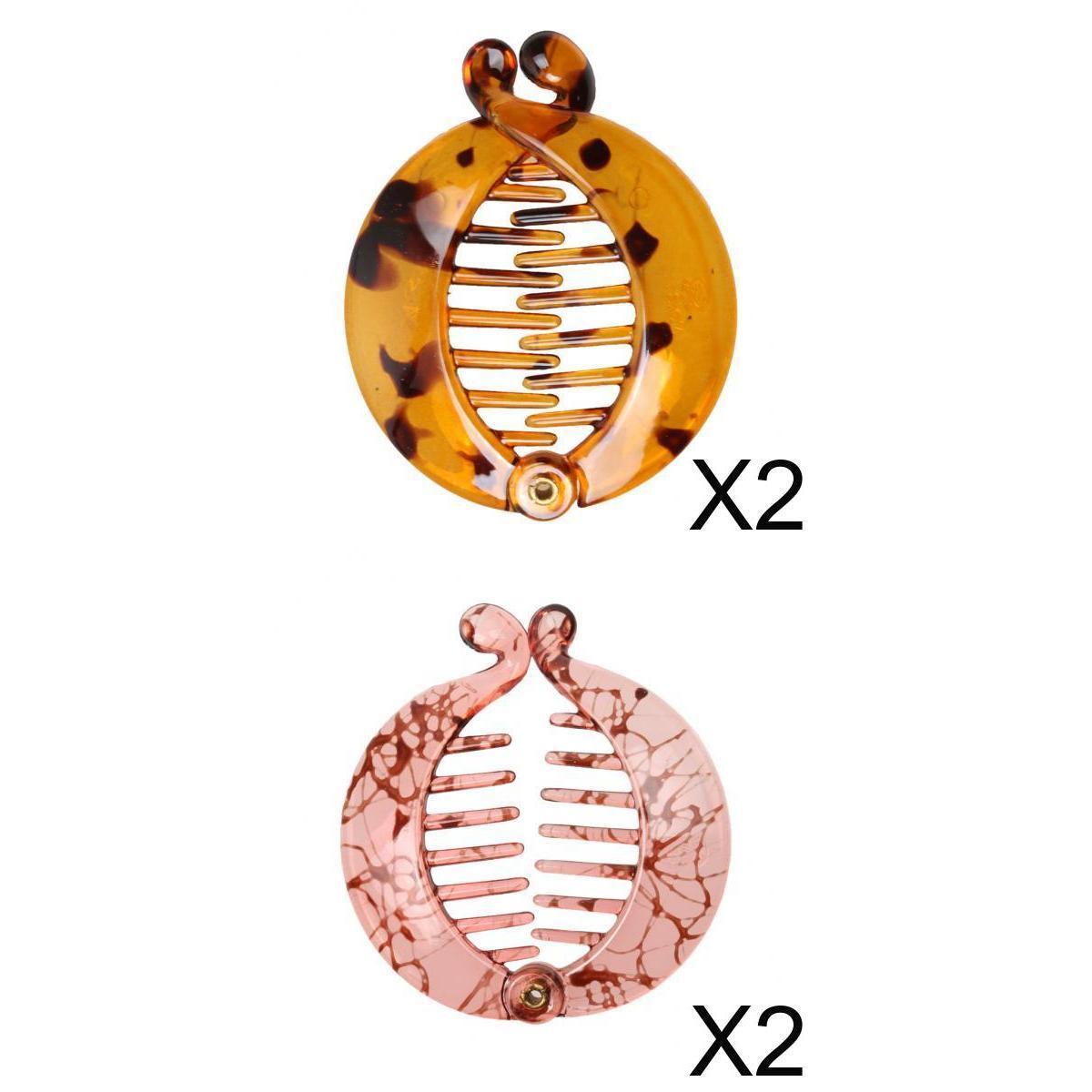 4 Pieces Fish Hair Clip Womens Hair Barrette Comb Slide Hair Grip