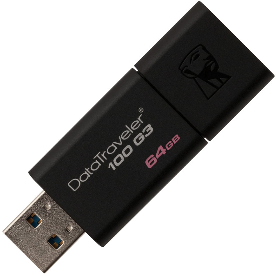 USB Kingston DT100G3 64GB - Hàng Chính Hãng