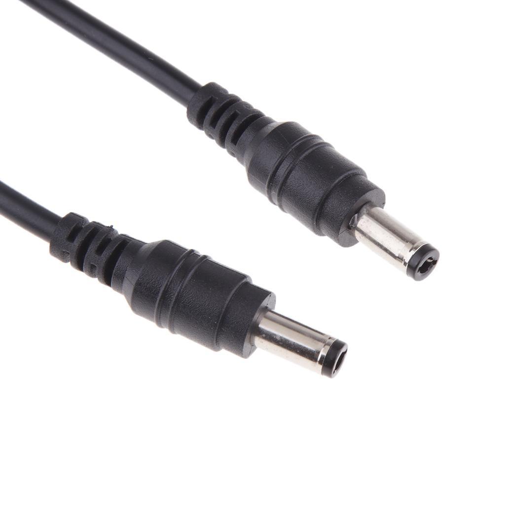 2Pc DC Power 5.5x2.1mm Female To 5.5mmx2.5mm Male Adapter Cable