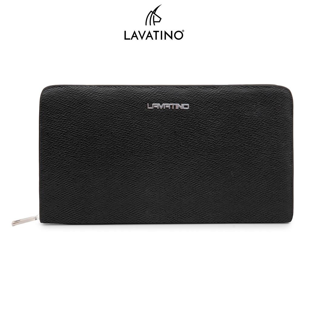 Ví Nam Cầm Tay VICTOR Clutch Da Bò Thật Cao Cấp Thiết Kế 1 Khoá Chính Hãng LAVATINO - CLB24