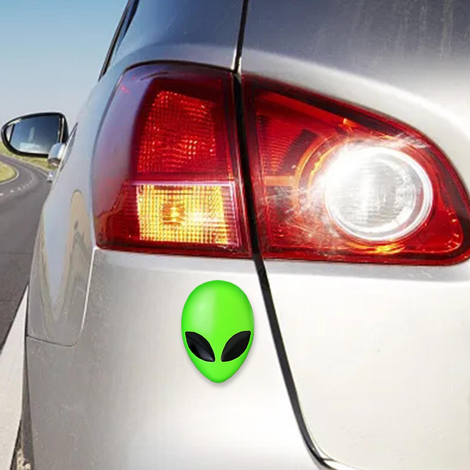 Car 3D Alien Decal Badge Sticker Decorative Universal for Auto SUV Window