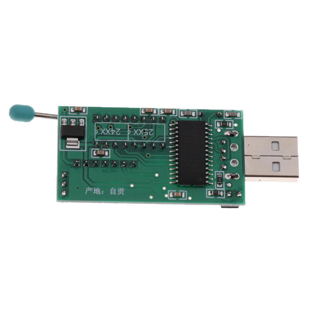 2 Pcs Pins CH341A Programmer USB Motherboard Routing LCD Bios Board 24 25