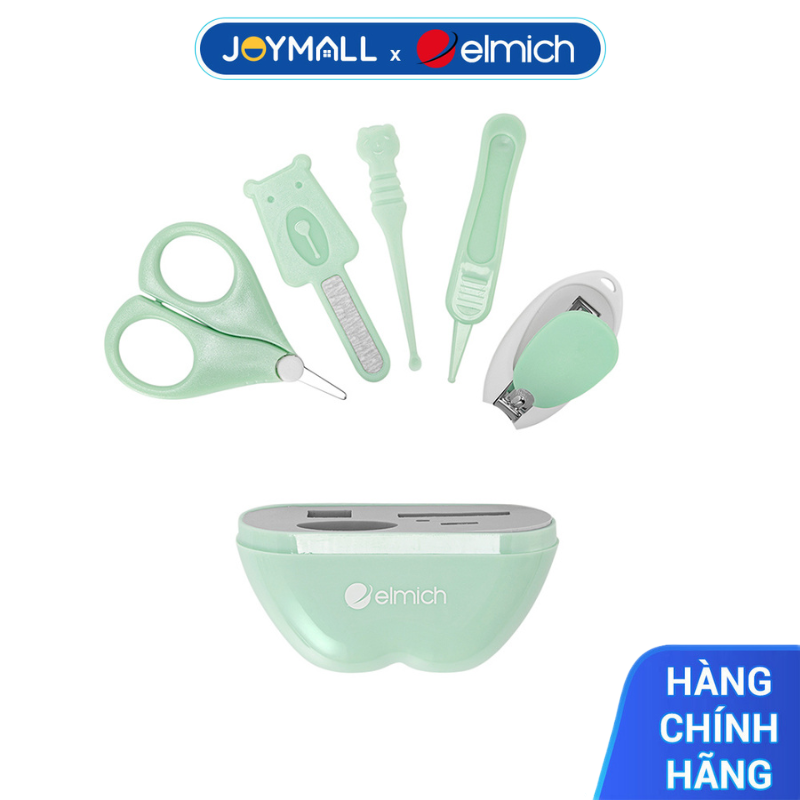 Bộ dụng cụ chăm sóc móng cho bé Elmich BabyCare EL0753, Hàng chính hãng, hộp đựng tiện lợi - JoyMall