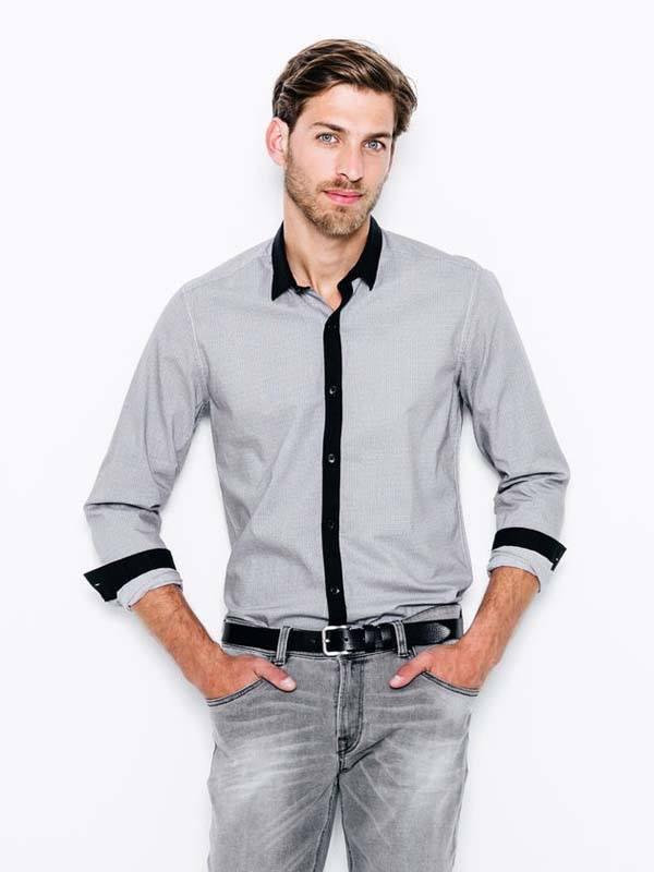 Áo Sơ Mi Tay Dài Jules Slim Fit Shirt - SIZE S/M