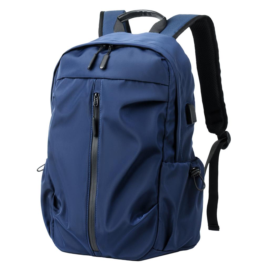 Backpack for Men, Outdoor Travel Laptop Backpack with USB Charging Port, Durable Water Resistant Computer Laptop Business Bag Fits 15.6 Inch Computer