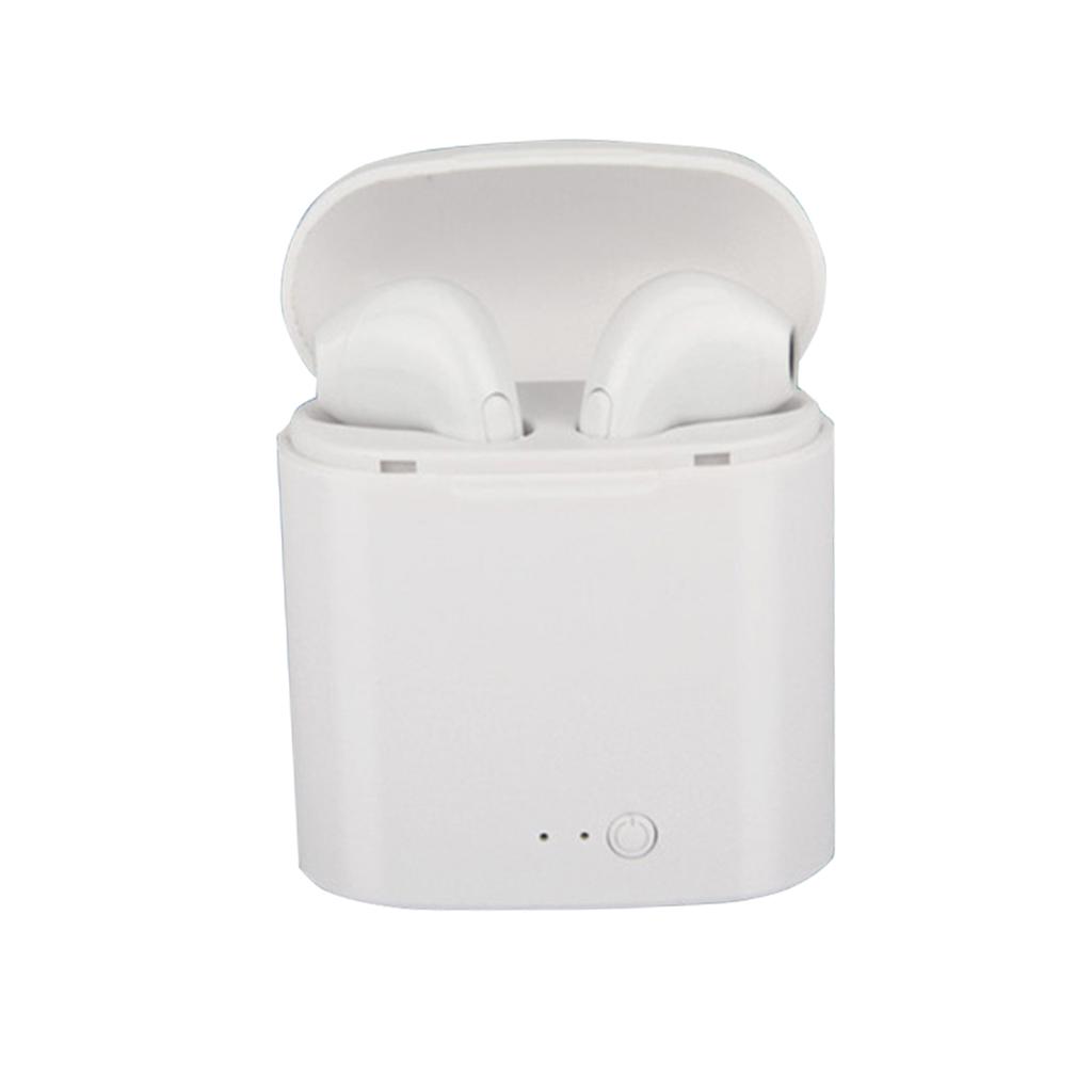 2 Pcs i7 Wireless Bluetooth 4.1 HeadPhones Stereo W/ Charger Box