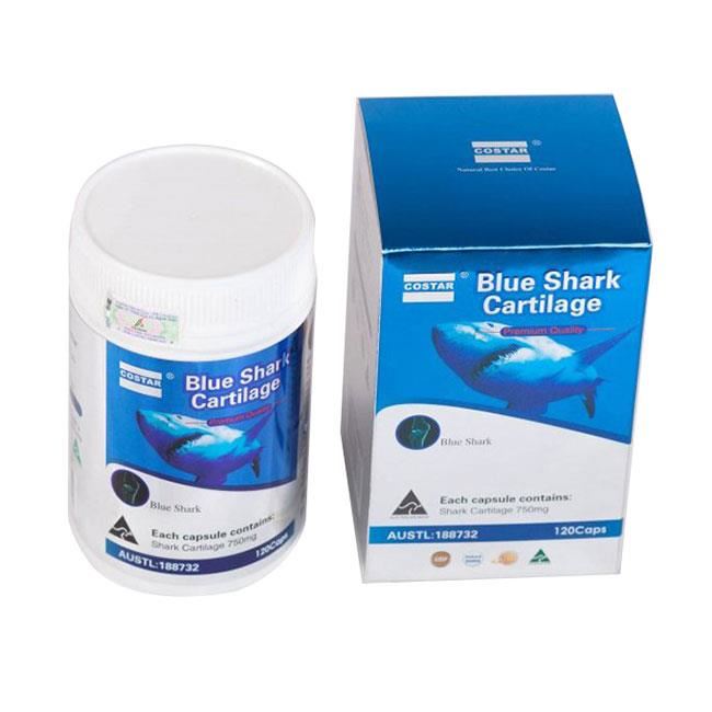 Thực phẩm chức năng Viên Sụn vi cá mập blue shark cartilage costar 750mg Úc (120 viên)