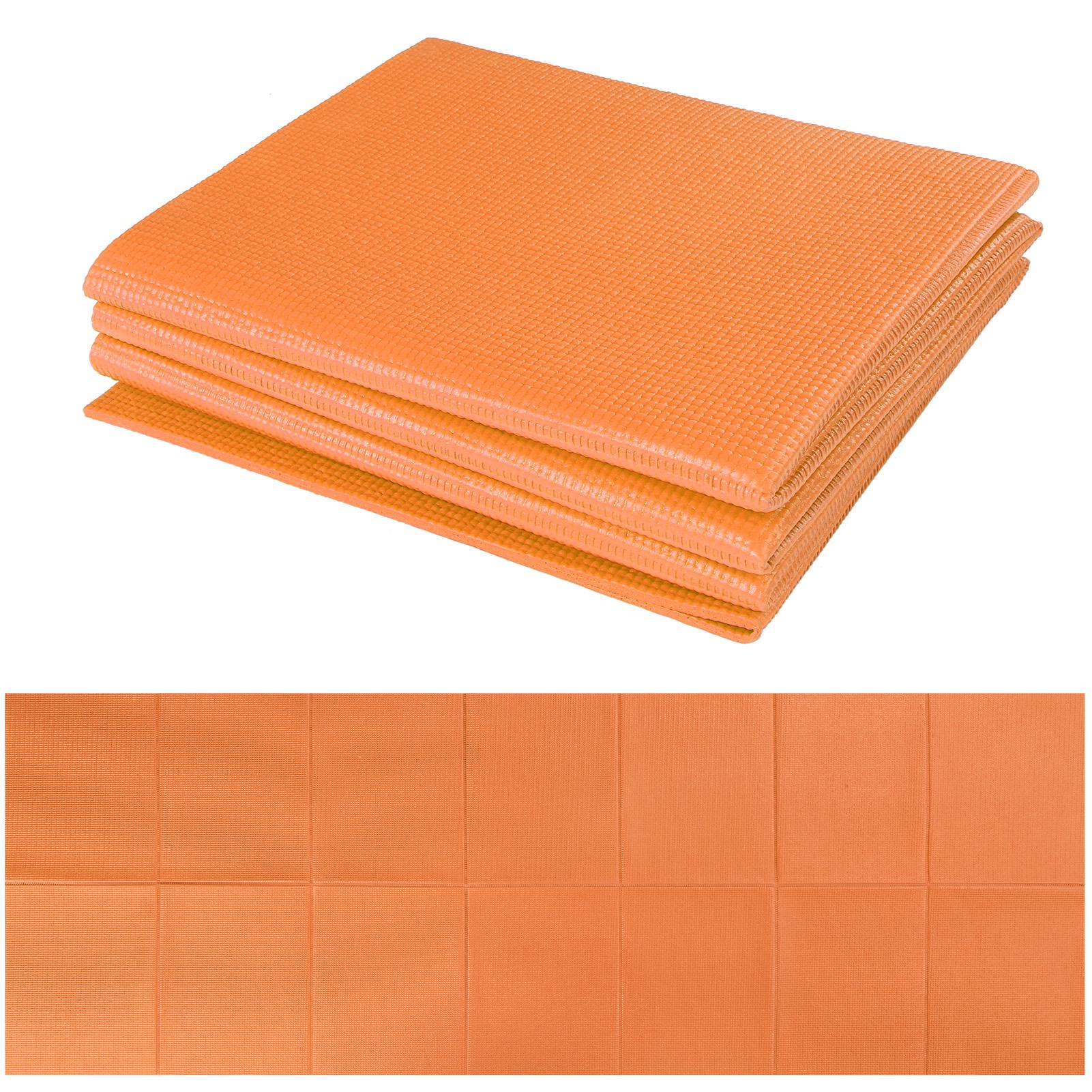 Thảm Tập Yoga Có Thể Gập Lại Dày Chống Trượt 4Mm 68X24 Inch