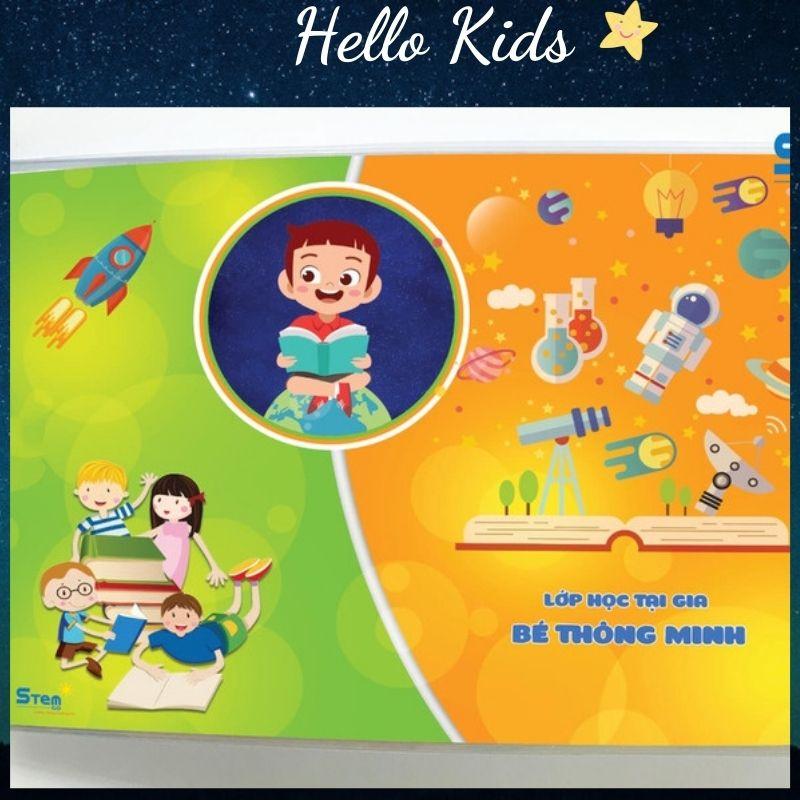 Bộ Học Liệu Bóc Dán ️ Học Liệu Chủ Đề Bé Thông Minh Cho Bé Từ 3-5 Tuổi