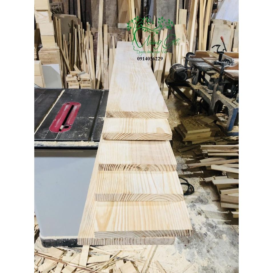 Combo 10 thanh gỗ thông dài 1.2m rộng 5cm dày 1cm