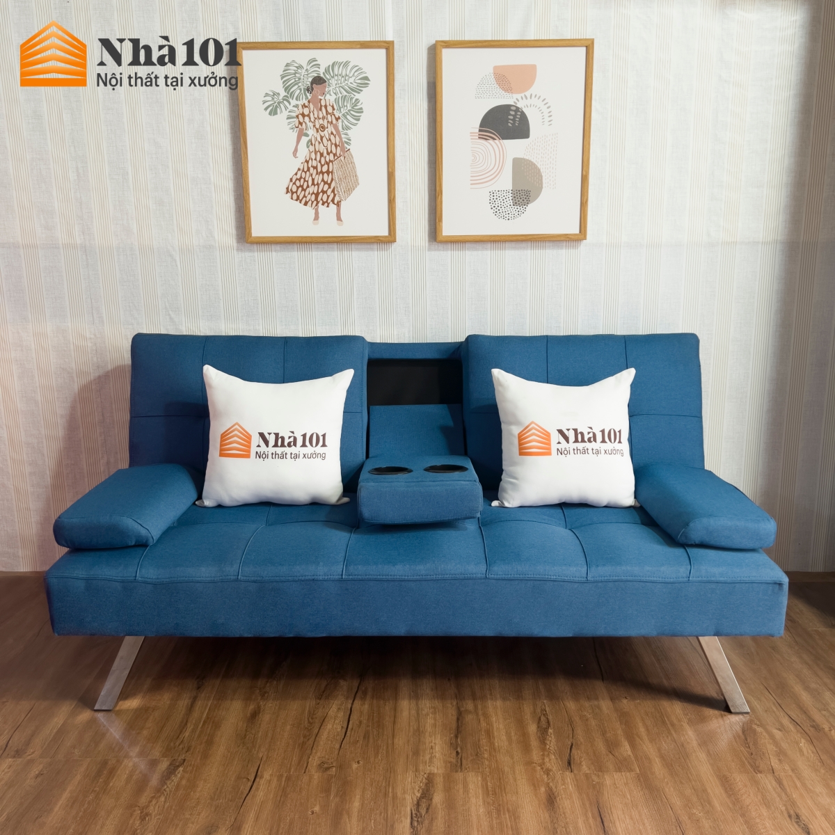 Sofa Bed / Sofa giường đa năng thông minh có khay để cốc Nhà 101