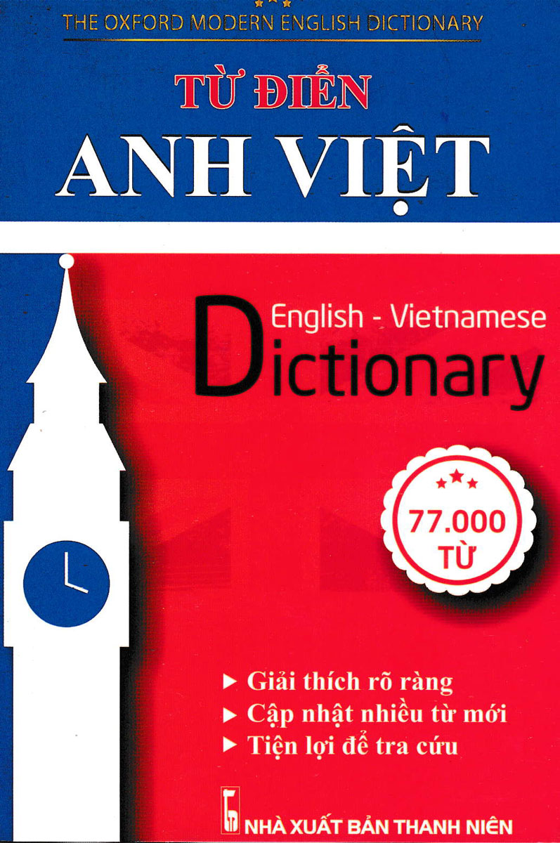 Từ Điển Anh Việt 77.000 Từ (CM)