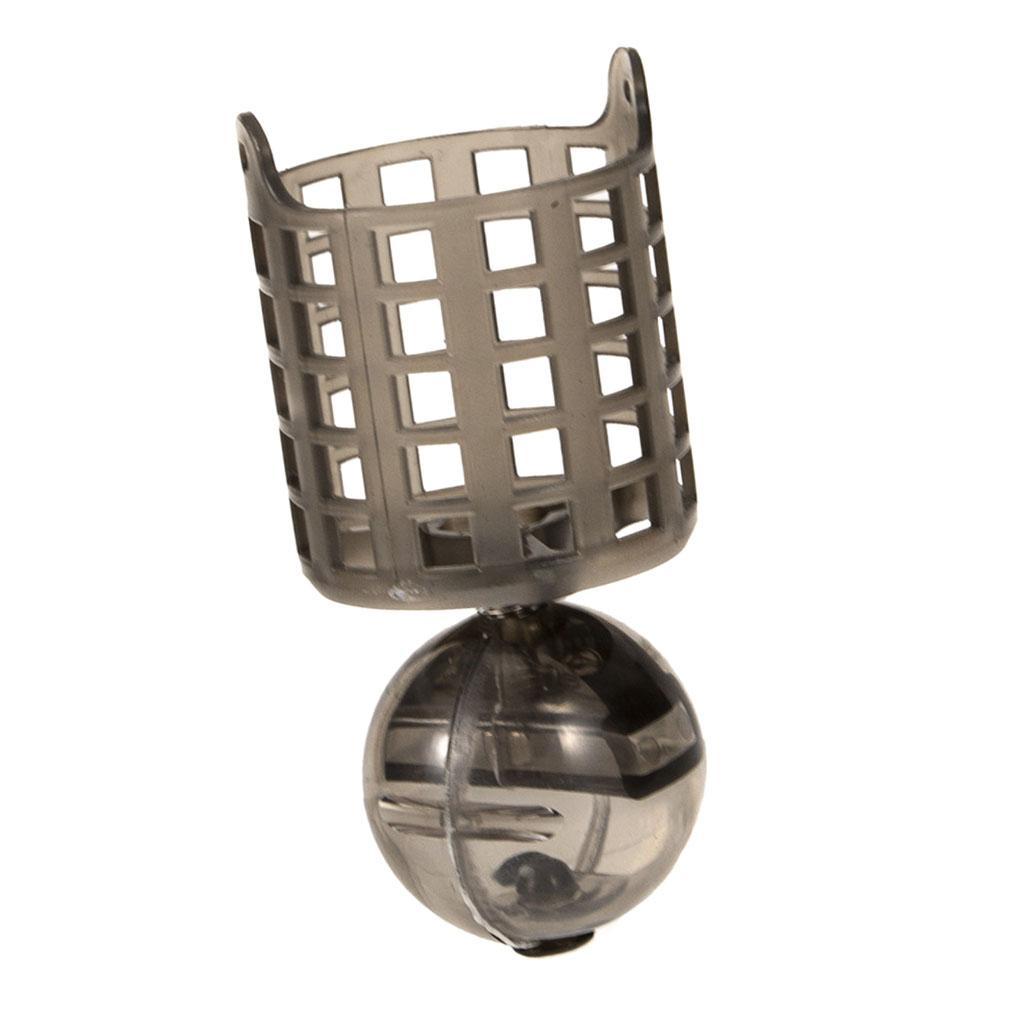 Fishing Bait Feeder Sinker Lure Holder Bait Cage Inline Method Feeder L/M/S