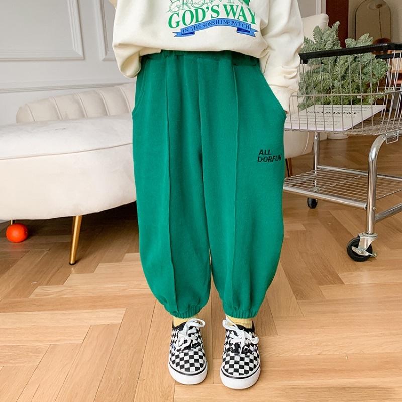 Quần jogger nỉ da cá phong cách hàn quốc cho bé Q791
