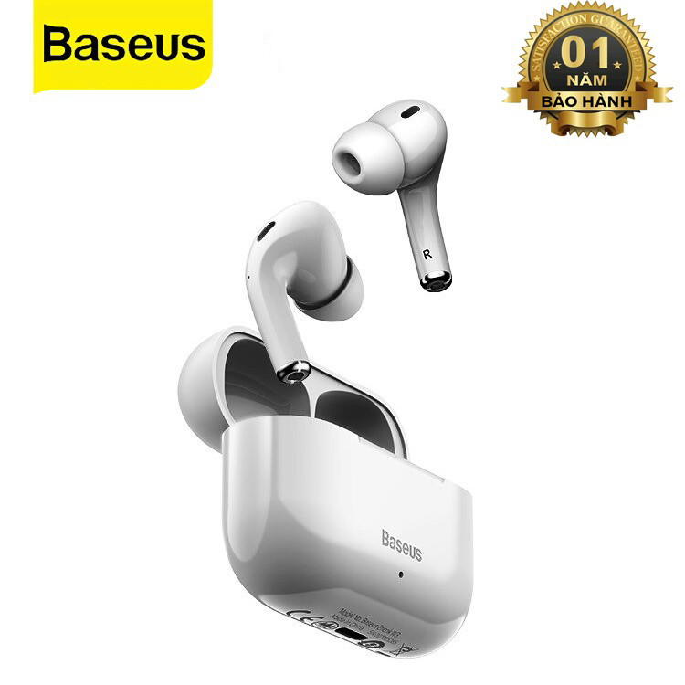 Tai Nghe Không Dây Baseus Encok W3 Bluetooth 5.0, Liên Tục 4h, Chống Ồn, Chống Nước - Hàng Chính Hãng