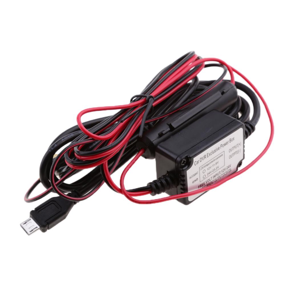 Car DVR Camera Video Recorder Power Box 12V To 5V Step Down Converter