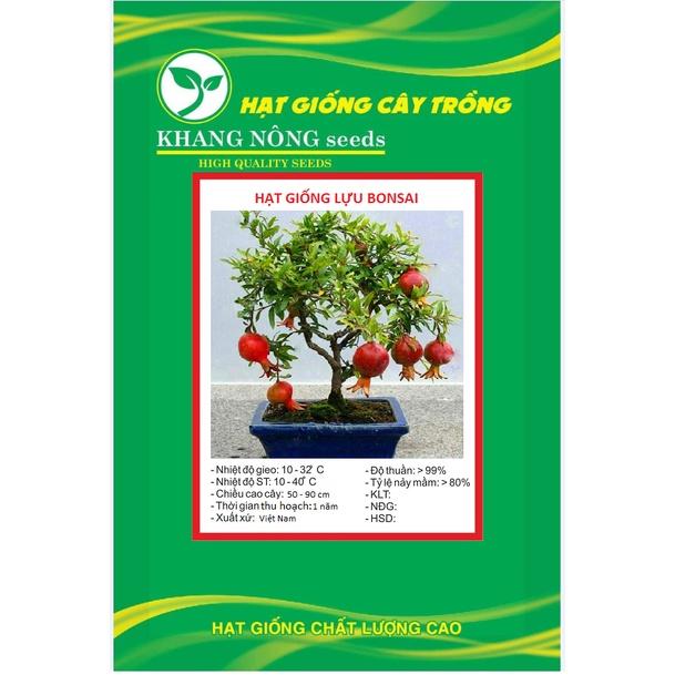 Hạt Giống Cây Lựu Lùn Bonsai KNS3495 - Gói 5 hạt