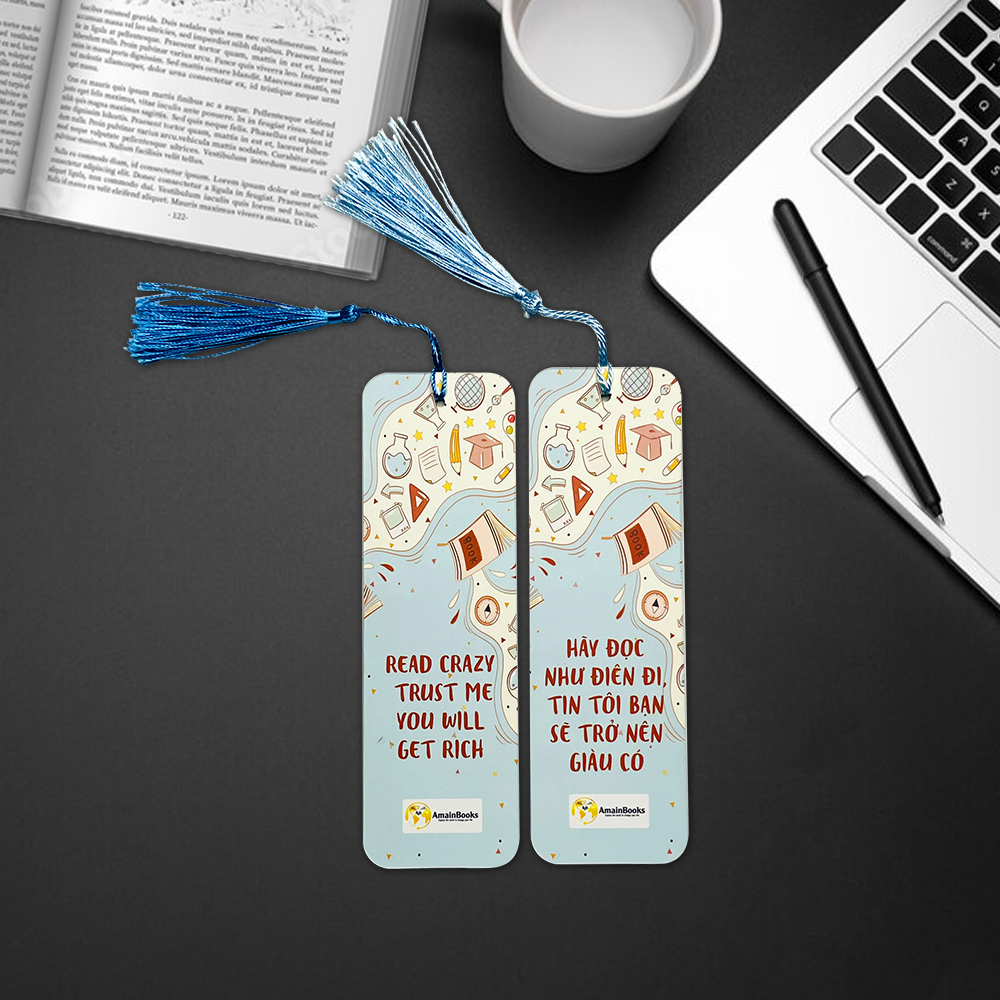 Combo 03 cái Bookmark đánh dấu sách có tua rua (ngẫu nhiên)