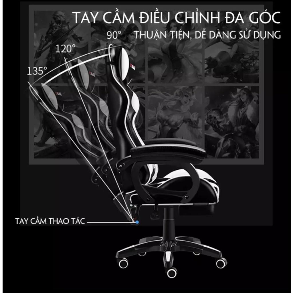 Ghế Gaming CHAHO (Đen) - Hàng Nhập Khẩu Chính Hãng - Mẫu Mới Nhất