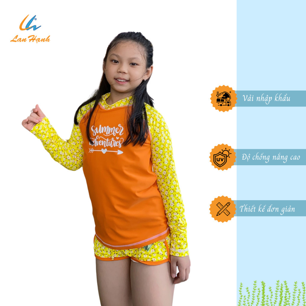 Bộ Bơi BG Hai Mảnh Short, TD 21086L Lan Hạnh