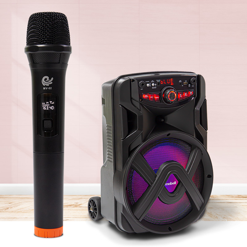 Bộ 1 Micro Karaoke Không Dây Dùng Cho Loa Kéo, Hát Siêu Hay, Siêu Nhẹ MV02 - Chính Hãng